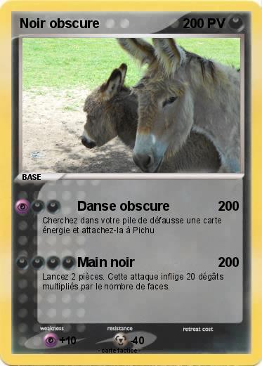 Pokemon Noir obscure