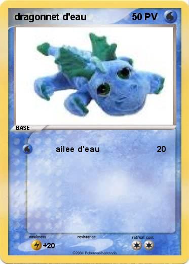 Pokemon dragonnet d'eau