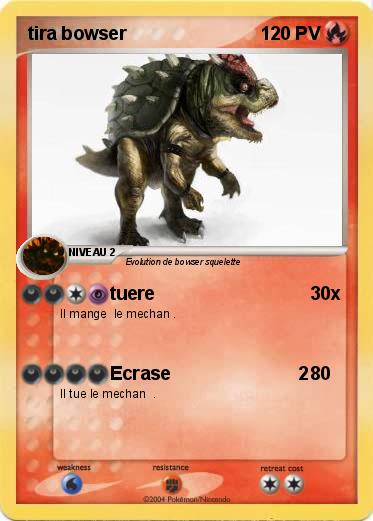 Pokemon tira bowser