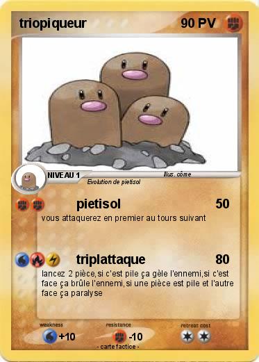 Pokemon triopiqueur