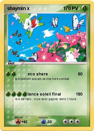 Pokemon shaymin x                          1