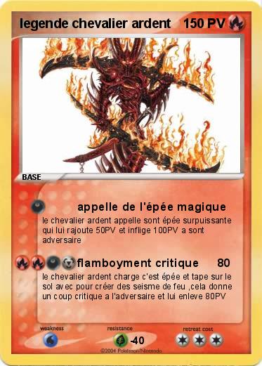 Pokemon legende chevalier ardent