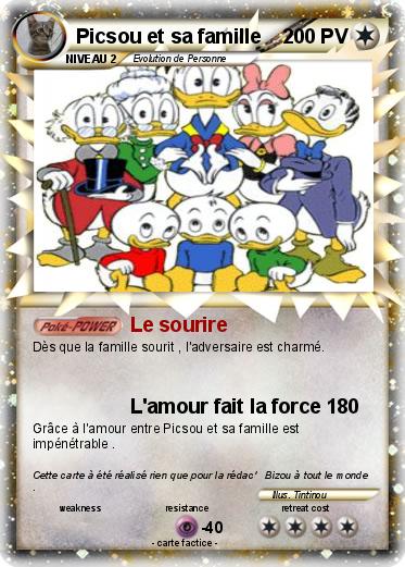 Pokemon Picsou et sa famille