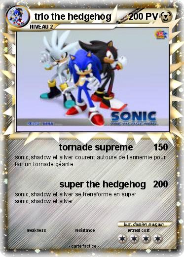 Pokemon trio the hedgehog