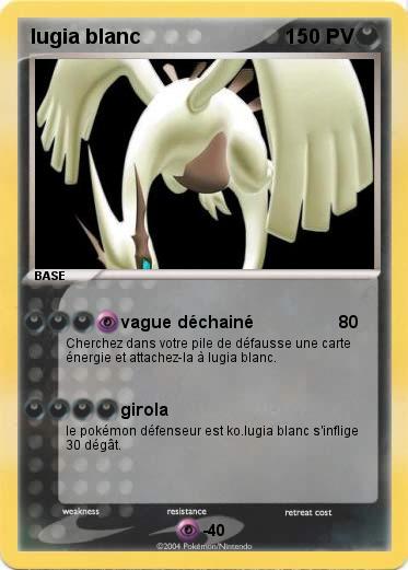Pokemon lugia blanc