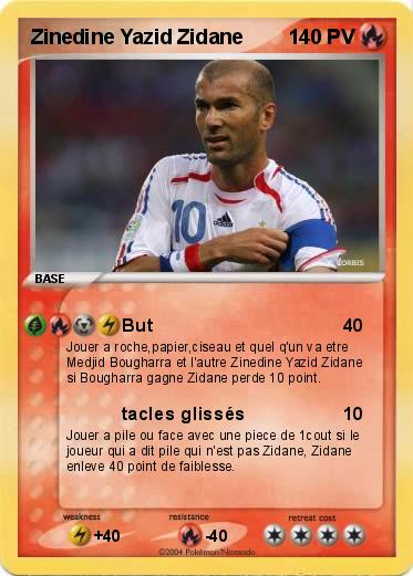 Pokemon Zinedine Yazid Zidane