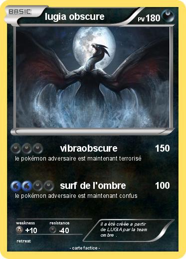 Pokemon lugia obscure