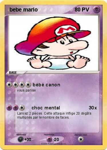 Pokemon  bebe mario 
