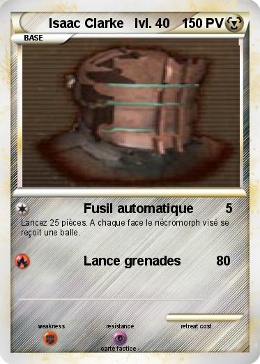 Pokemon Isaac Clarke   lvl. 40
