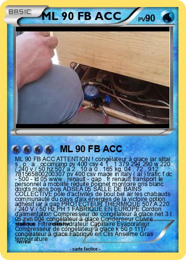 Pokemon ML 90 FB ACC