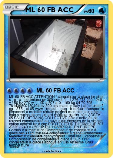 Pokemon ML 60 FB ACC