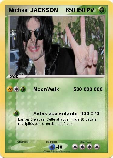 Pokemon Michael JACKSON     650 0