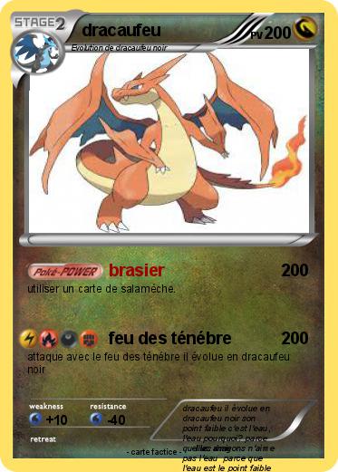 Pokemon dracaufeu