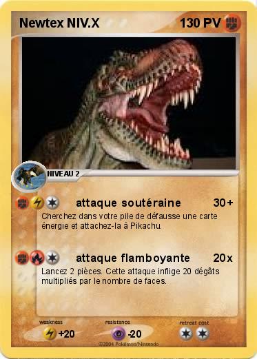 Pokemon Newtex NIV.X