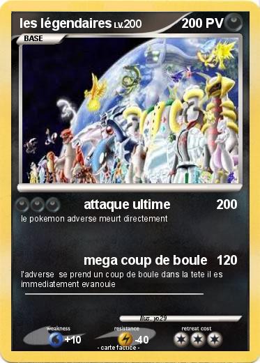 Pokemon les légendaires