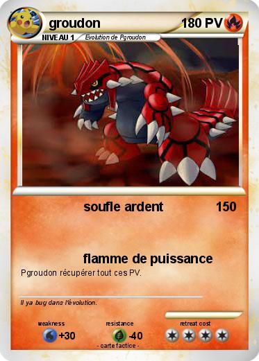 Pokemon groudon