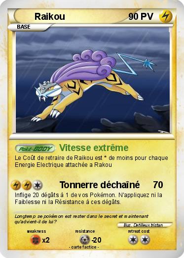 Pokemon Raikou