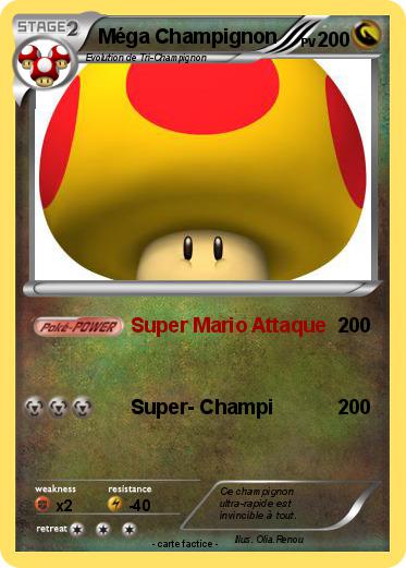 Pokemon Méga Champignon