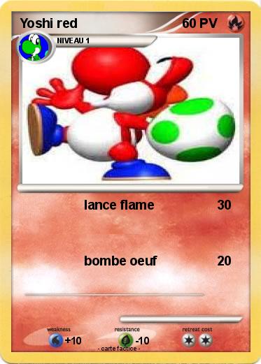 Pokemon Yoshi red