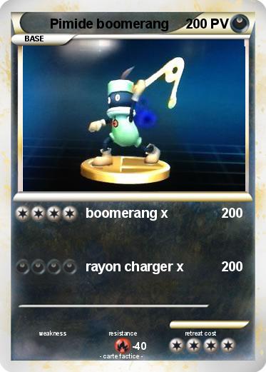 Pokemon Pimide boomerang