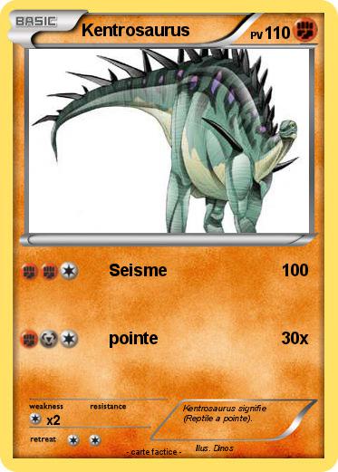 Pokemon Kentrosaurus