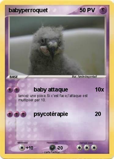 Pokemon babyperroquet