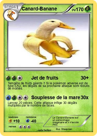 Pokemon Canard-Banane