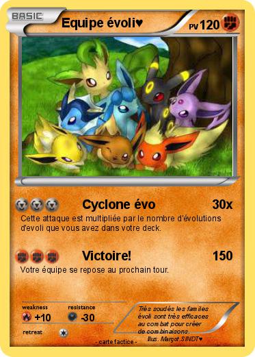 Pokemon Equipe évoli♥