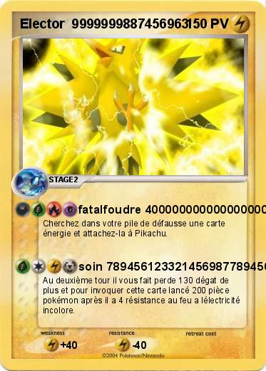 Pokemon Elector  9999999887456963