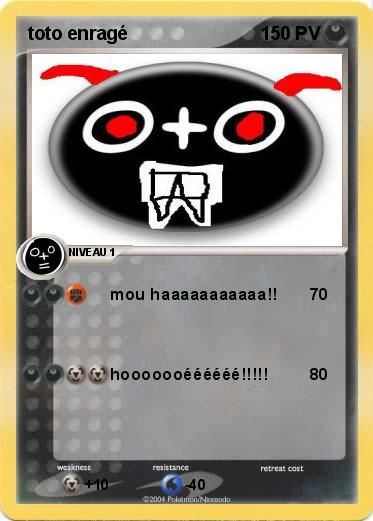 Pokemon toto enragé