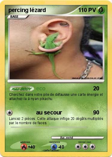 Pokemon percing lézard