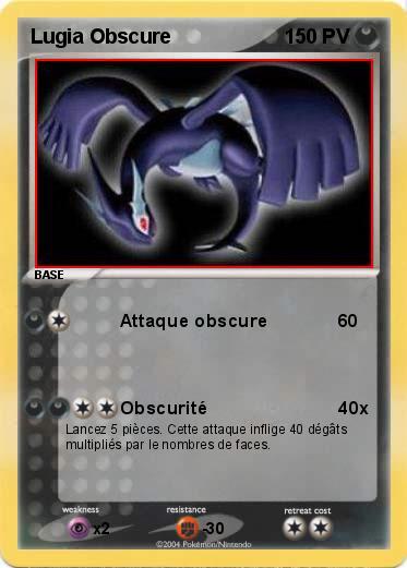 Pokemon Lugia Obscure
