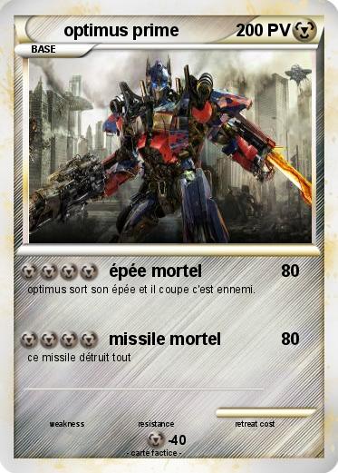 Pokemon optimus prime