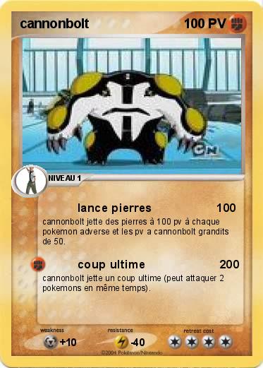 Pokemon cannonbolt
