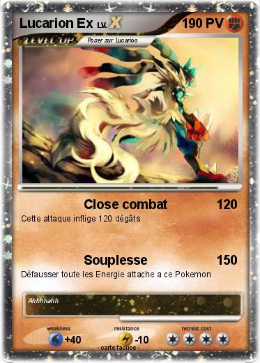 Pokemon Lucarion Ex