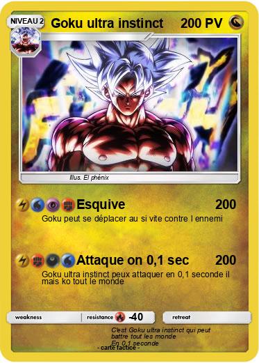 Pokemon Goku ultra instinct