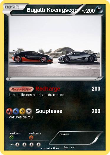 Pokemon Bugatti Koenigsegg