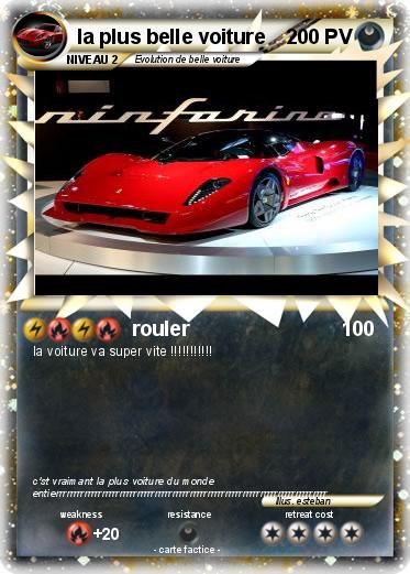 Pokemon la plus belle voiture