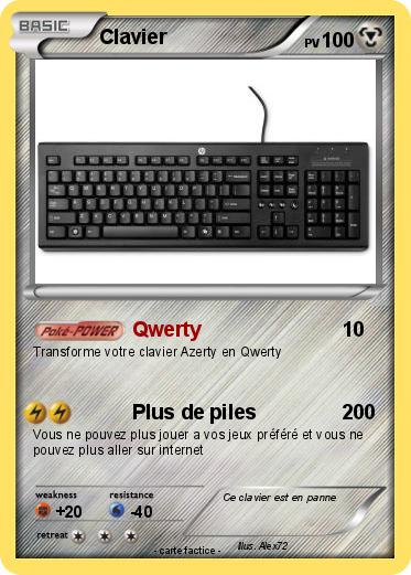 Pokemon Clavier