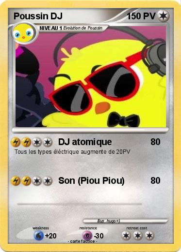 Pokemon Poussin DJ