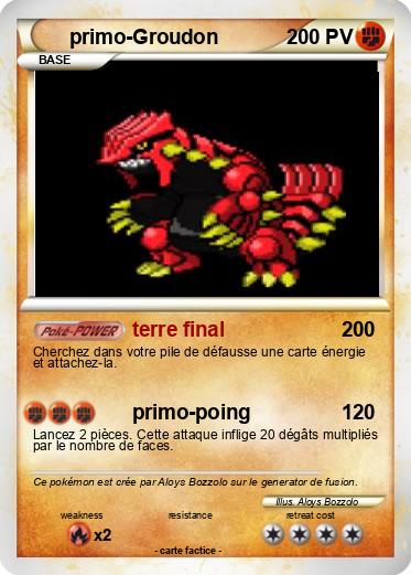 Pokemon primo-Groudon