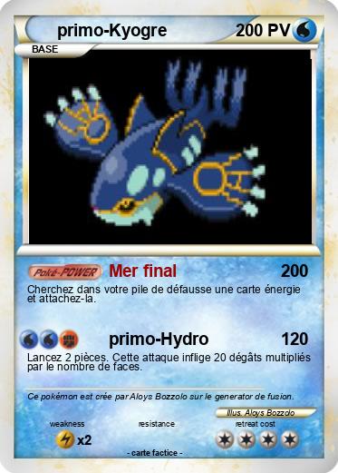 Pokemon primo-Kyogre