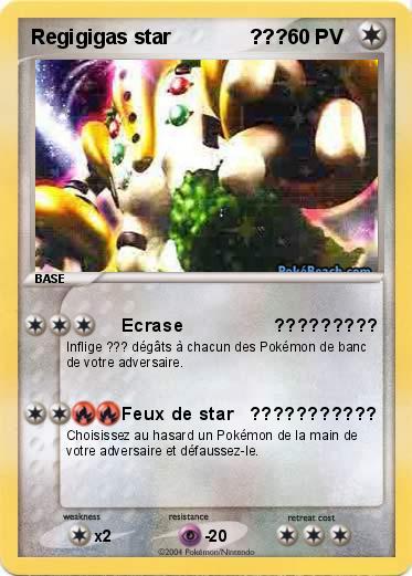 Pokemon Regigigas star              ???