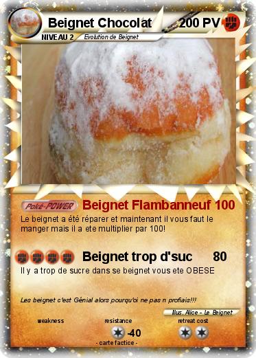 Pokemon Beignet Chocolat