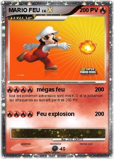 Pokemon MARIO FEU