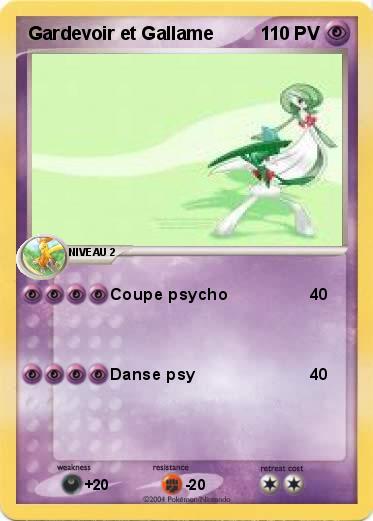 Pokemon Gardevoir et Gallame