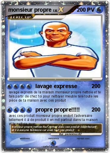 Pokemon monsieur propre