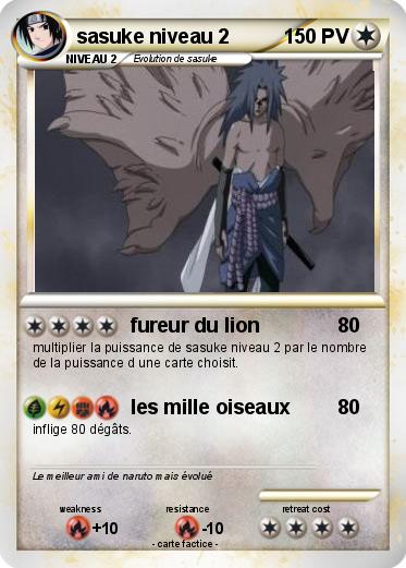 Pokemon sasuke niveau 2