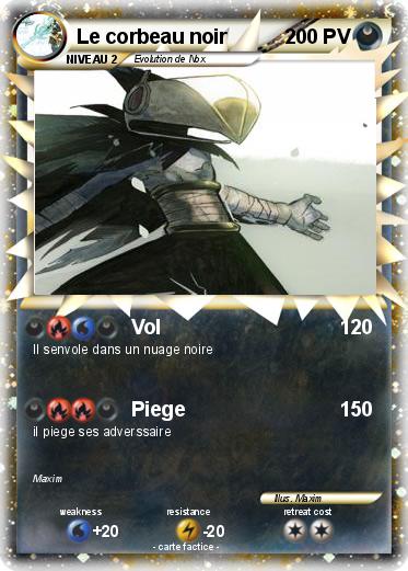 Pokemon Le corbeau noir