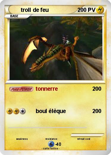 Pokemon troll de feu